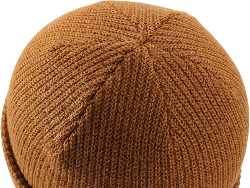 Connectyle Classic Double Layer Knit Beanie Hat Warm Thick Acrylic Winter Hats Daily Cuffed Beanies Watch Hat for Men Women - Image 4